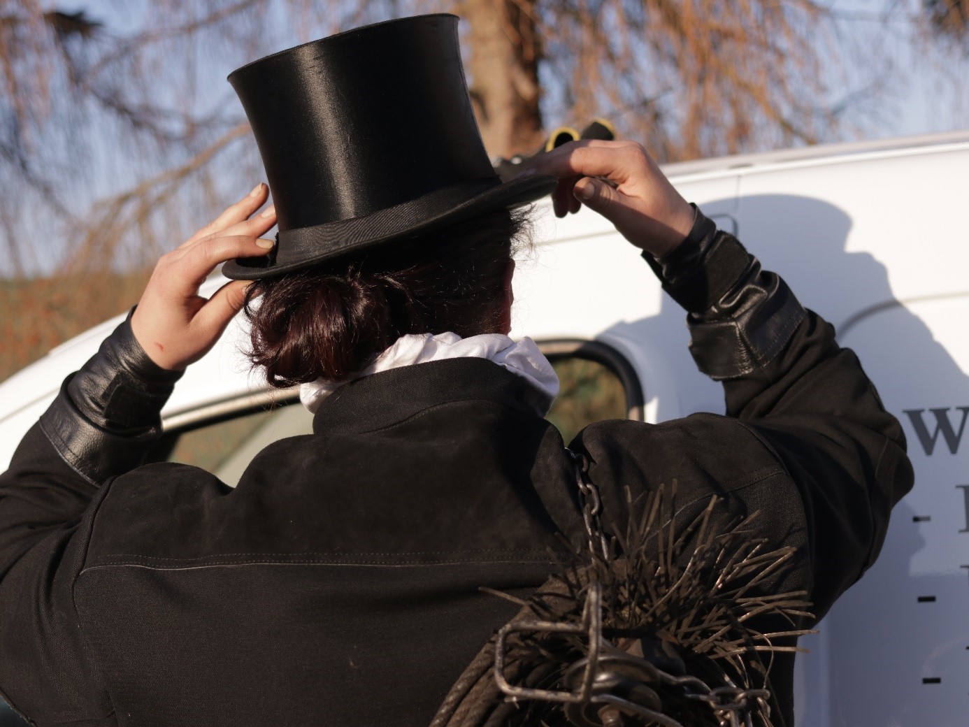 Master chimney sweep Annabell Schenke (Photo: Sandra Eckardt)